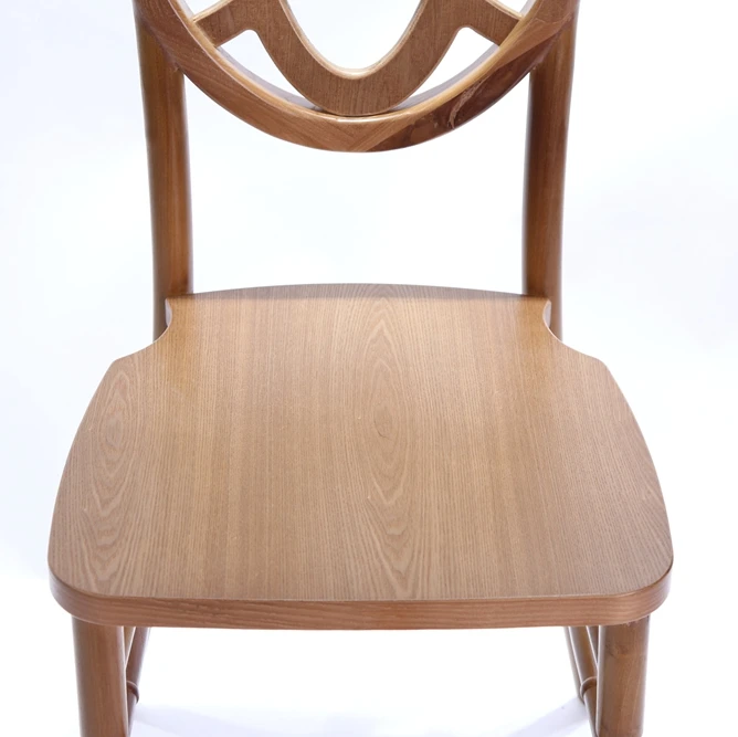 new arrival european antique wooden dining chair wood grain back dining chair