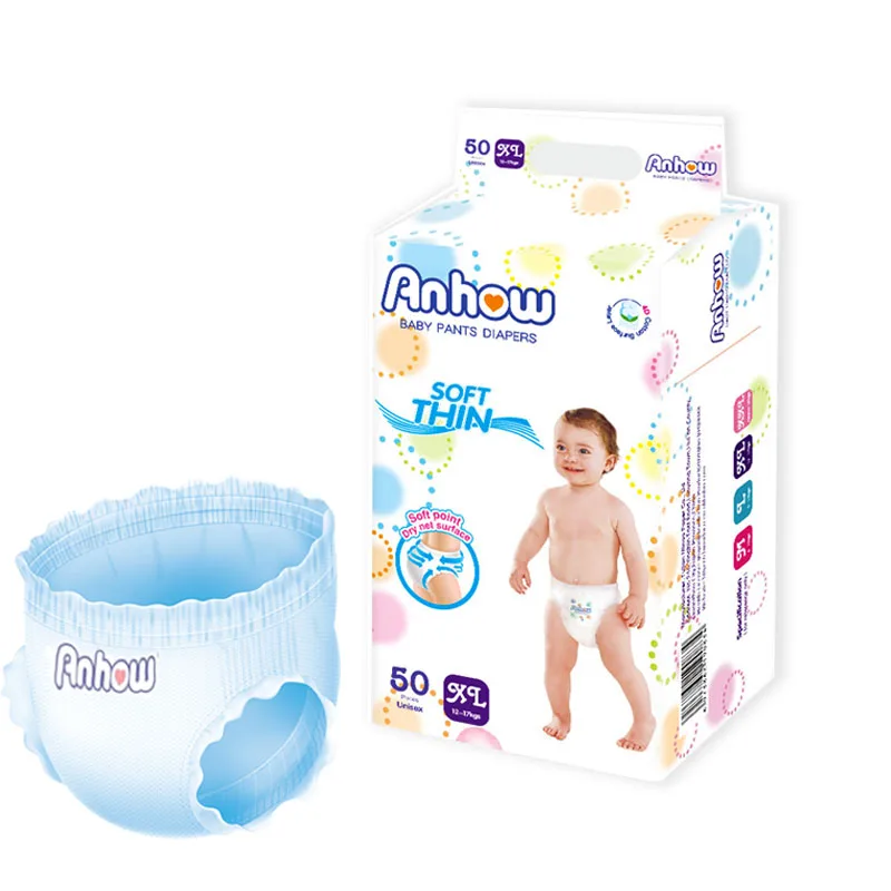 Free Sample China Factory New Product Ultra Thick Adult Baby Diaper With Cute Print, Soft High Quality Baby Diapers Wholesale