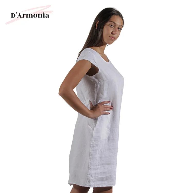 
Hot Sale Italia Linen Dress Women Made In Italy Linen Dresses 