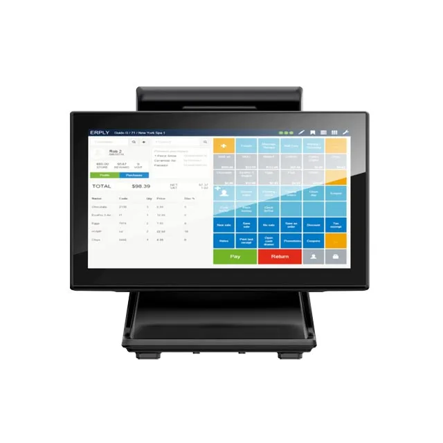 POS tablet 15 inch cash register tablet touch screen windows offline printer android terminal machine pos systems