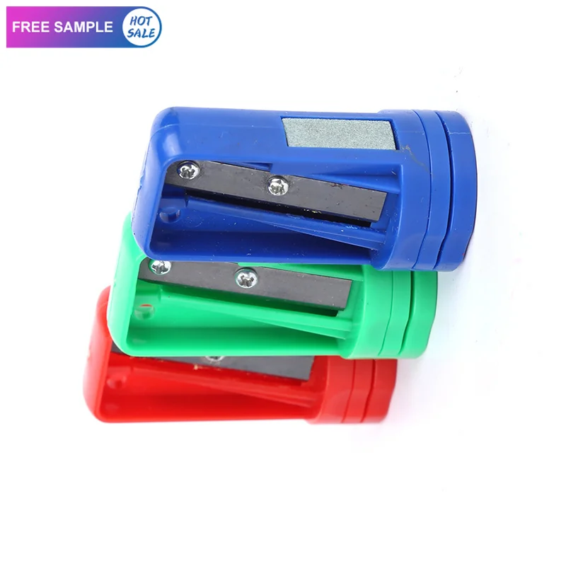 Рекламные острые пользовательские пластиковые точилки, Детские плотничные овальные карандаши, стандартная точилка для карандашей