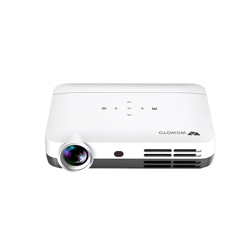 WOWOTO Video Projector1080P USB HDMI-in Outdoor Movies Projector Android Smart 3D 4K 500ANSI Lumens Mini Projector