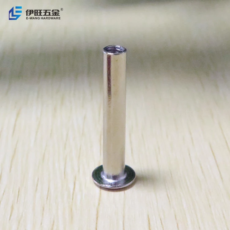 Wholesale Factory 35mm Metal Silver Chicago Screw Binding Nail