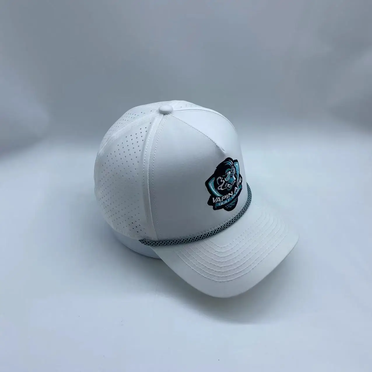 Custom 5 Five Panel High Mid Profile Crown Curved Brim A Frame A-Frame Snapback Hat Gorras Baseball Cap Golf Rope Hat For Men