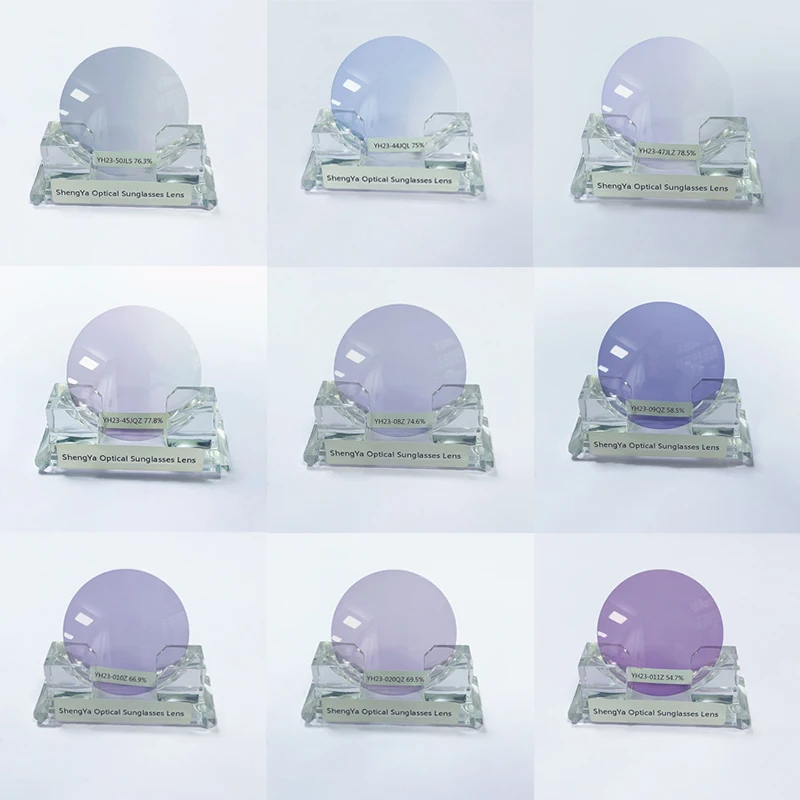 Aspherical Finished Optical Lenses 1.499 CR39 Coating Sunglasses Brown Gray Green pink optical lentes