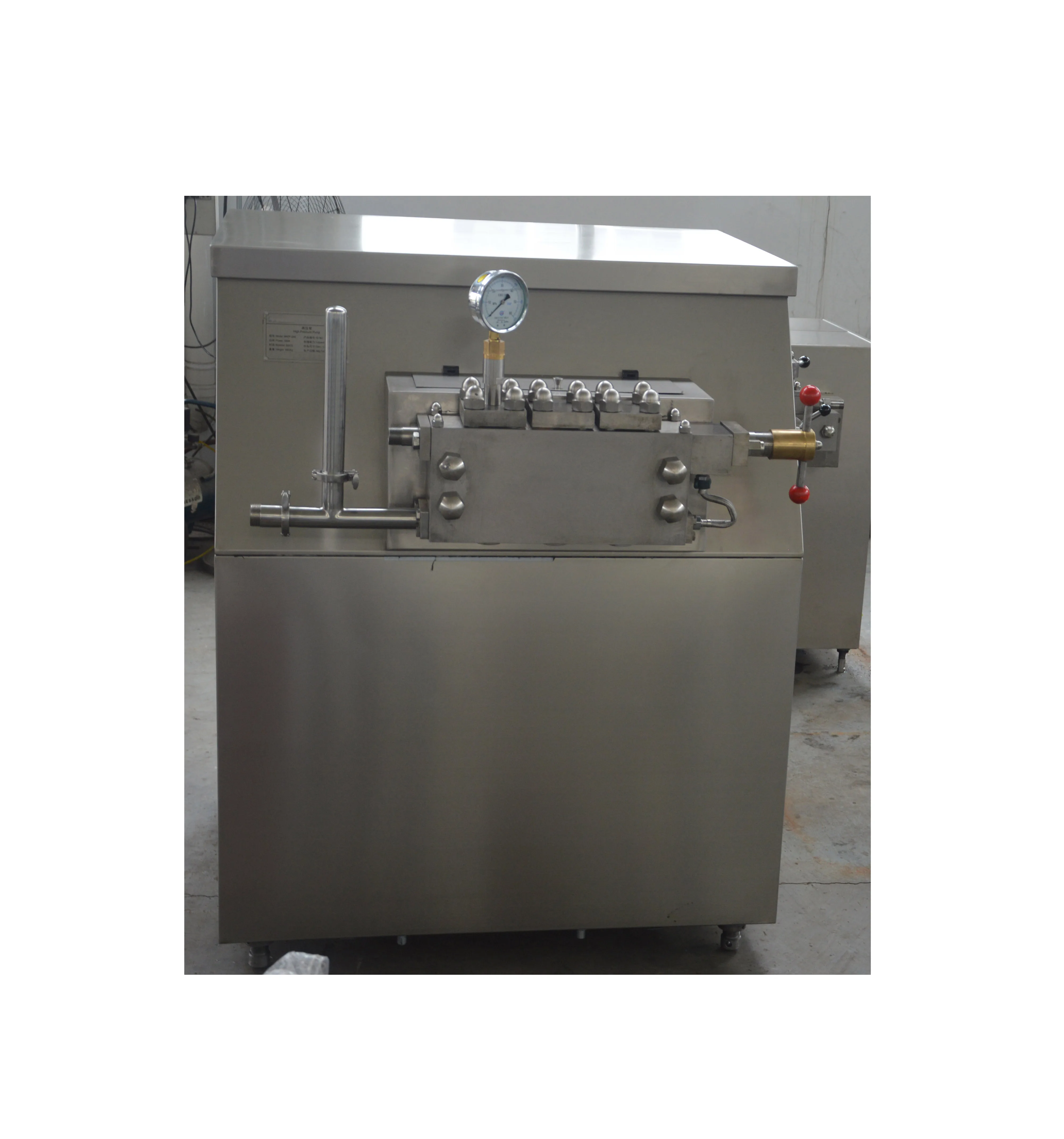 Food Sanitary Stainless Automatic 1000L Per H Dairy Yoghurt Yogurt Homogenizer