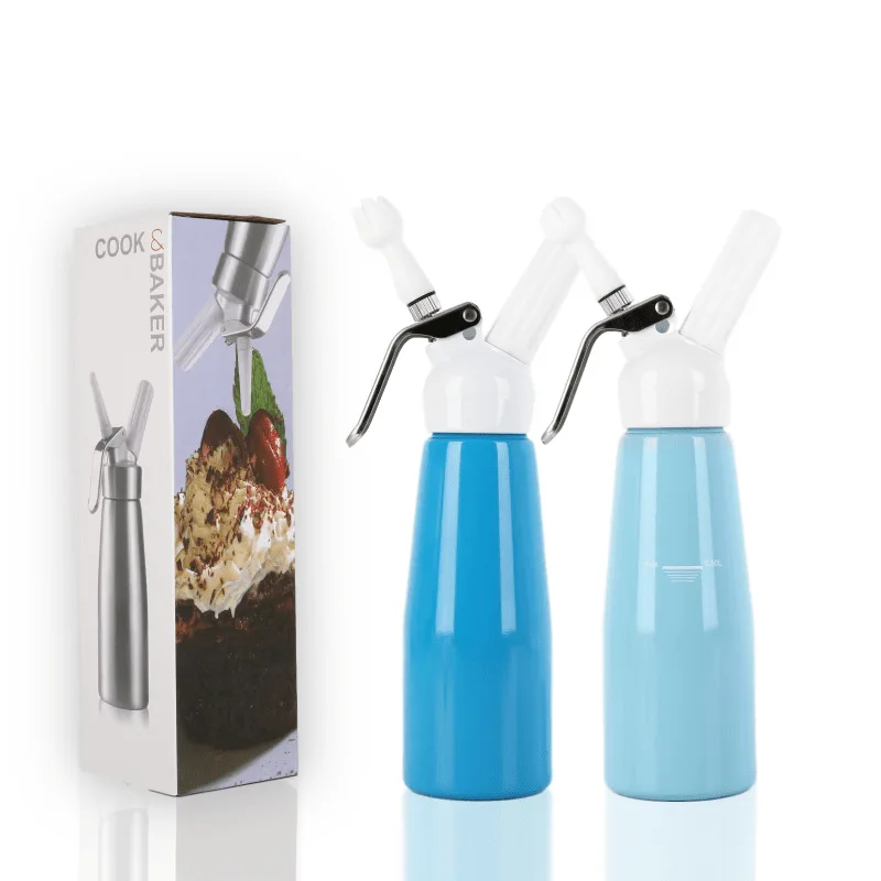  AA648 500ml Aluminum Whipped Cream Dispenser Pint Gourmet Whipper Fresh Butter Foamer