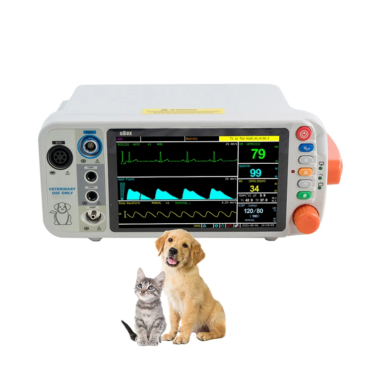 Animal Use Handheld Portable Vital Signs Monitor Vet Monitor Multiparametro BPM