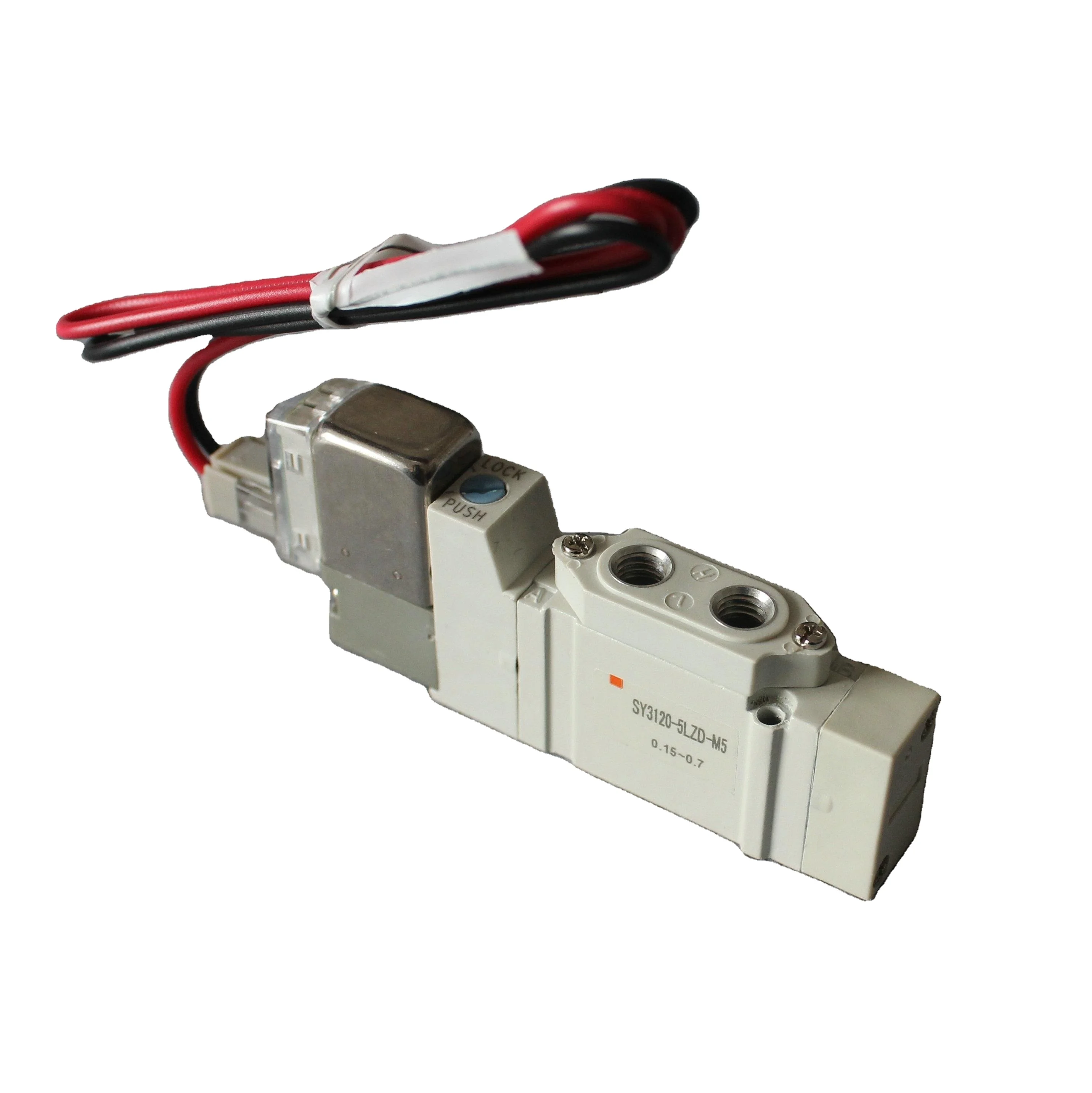 SMC Type 5 Port Electrically Operated Solenoid SY3120 5/2 way 5/3 way for industrial Air Solenoid Valve SY3000 SY5000 SY7000