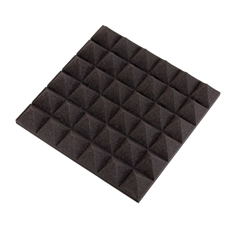 Factory Custom  Studio Corner Bass Trap Acoustic Foam Black Recording Soundproof Tiles