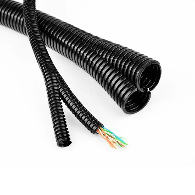 Professional wholesale large diameter plastic drain pipe each measurement plastic pipe Double wall  PA Corrugated Pipe
