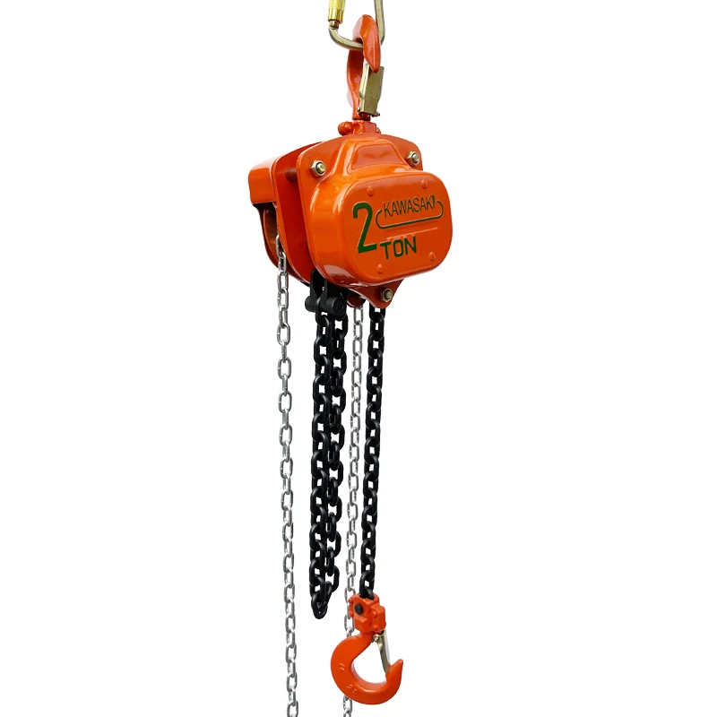 safety and high quality hand chain hoist VC 2 Ton manual chain hoist 1 Ton KAWASAKI chain block for lifting