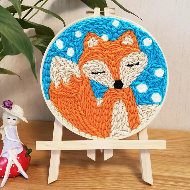  Drop Shipping New Craft Customized Cross Stitch Embroidery Home Decor Punch Needle Diy