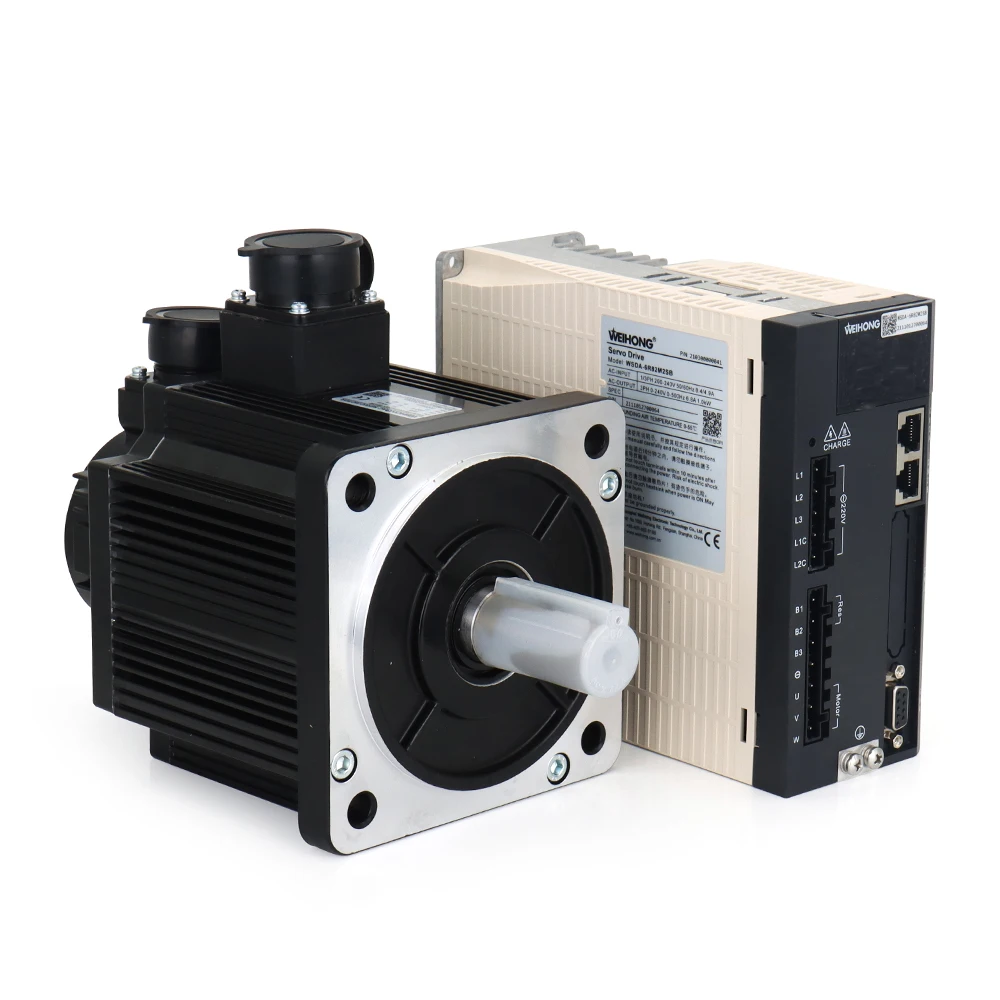 Aubalasti WSDA-1kw тип шины водитель серводвигателя наборы 5N.m 220V 7A абсолютное значение серводвигатель переменного тока драйвера для фрезерный станок с ЧПУ