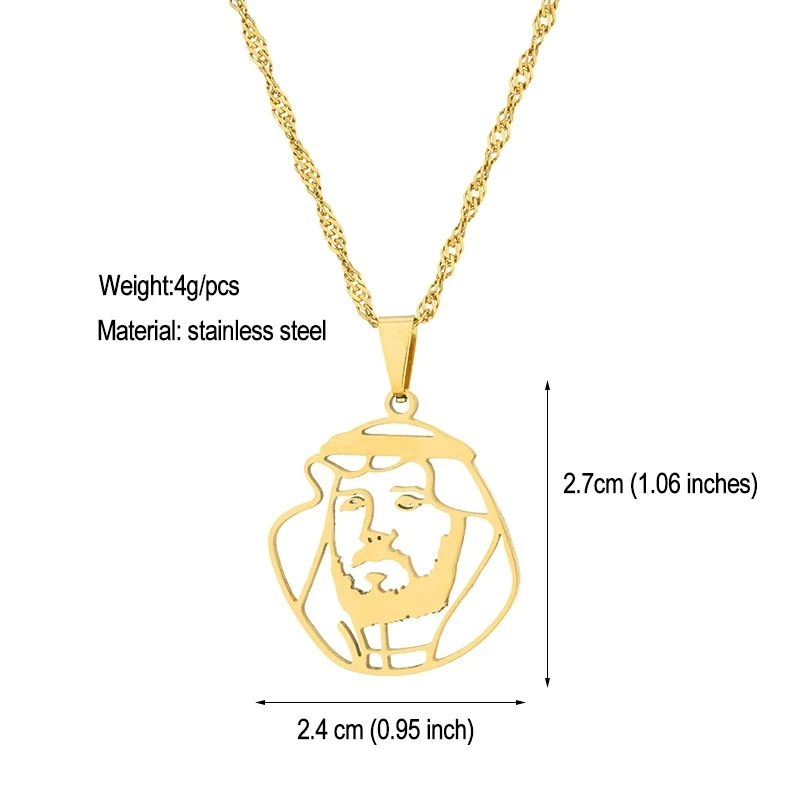 Ожерелье с подвеской «король Саудовской Аравии» Сальман бин Абдул-Азиз Аль Сауд ожерелье принц Мохаммед Бин Ювелирные изделия
