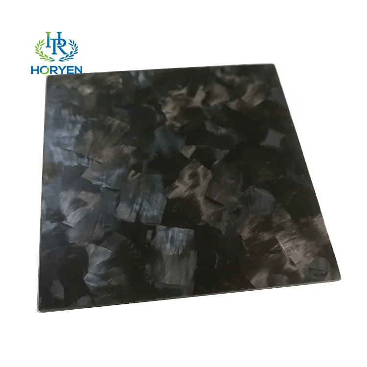 High strength OEM real carbon fibre parts reinforced forged carbon fiber plate for car parts