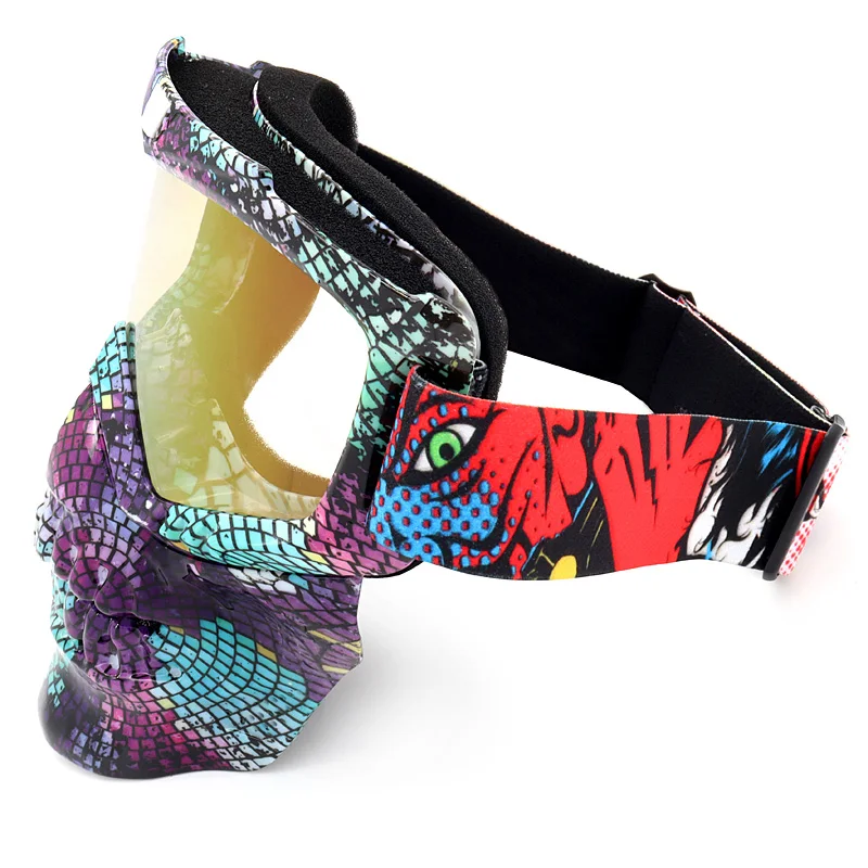 Windproof motorcycle goggles for glasses off road motocross motorbike full paintball masks