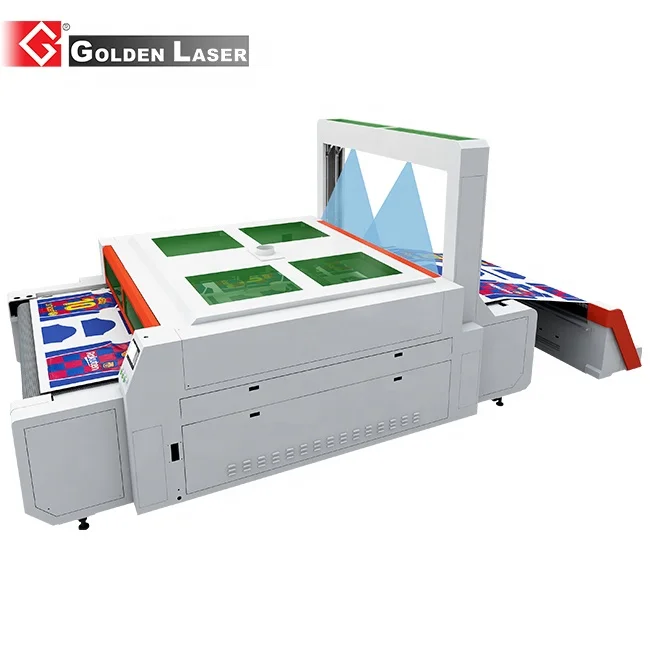 Textile Laser Cutting Machine for Sublimation Heat Transfer Vinyl Cotton Fabric