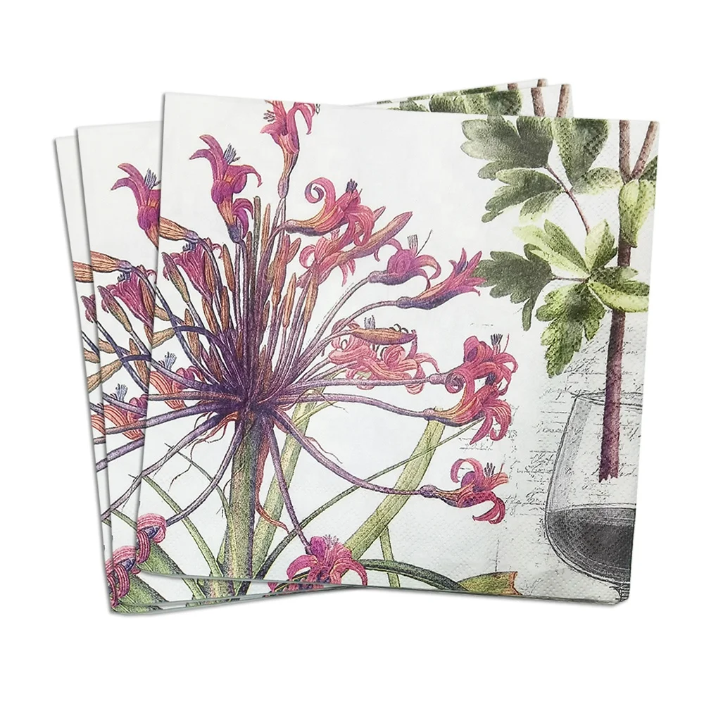 
Disposable Custom Printed Paper Dinner Napkin with Logo 