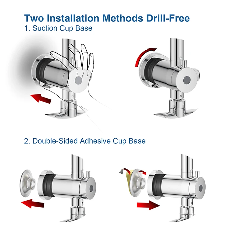 Luxury Shower System 5 Functions Hand Shower with Sliding Bar
