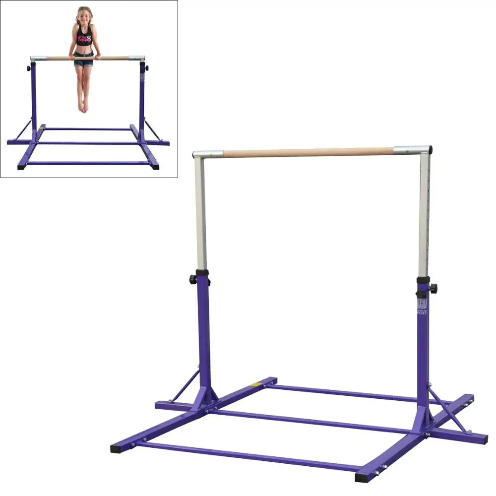Adjustable Folding Home  Children Gymnastic Horizontal Bar