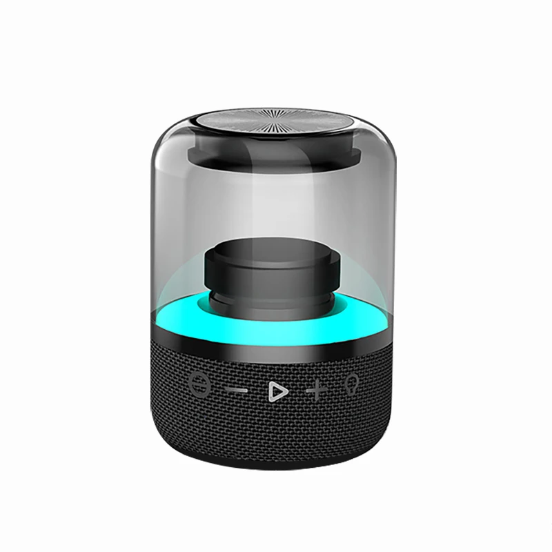 Wholesale LED Portable Wireless BT5.2 Speaker Bass Speaker With FM Radio And 1200mAh Battery