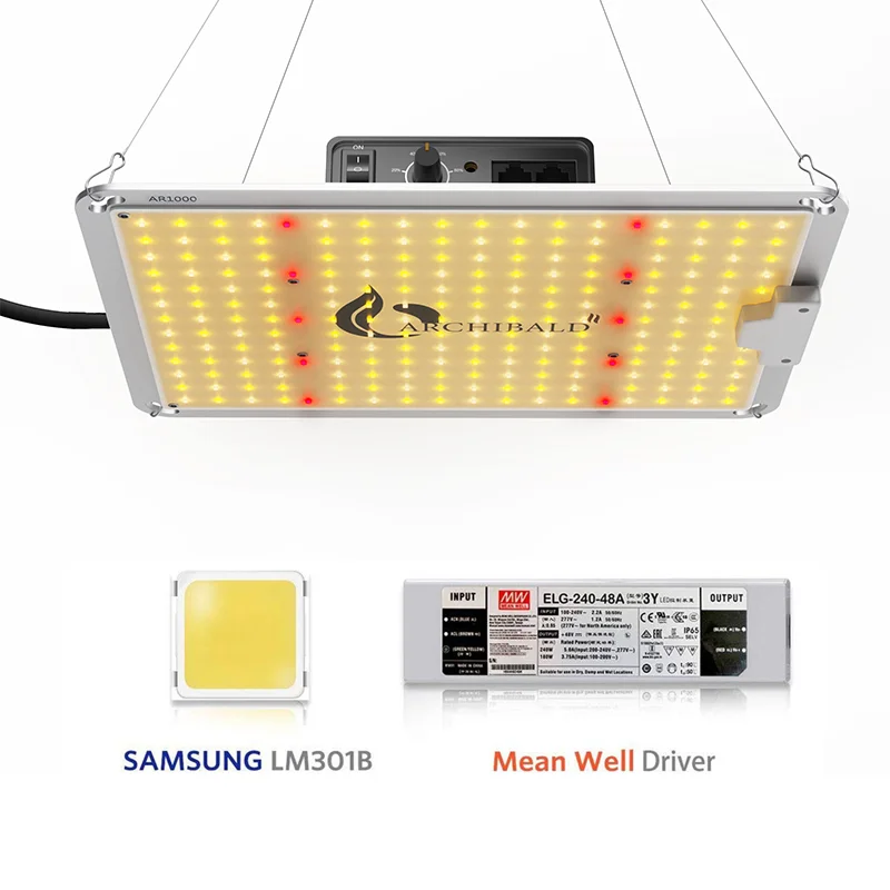 
110W Spider SF-1000 Quantum Samsung lm301b lm301h Full Spectrum Led Grow Lights 1000W for Indoor Plants for sale 