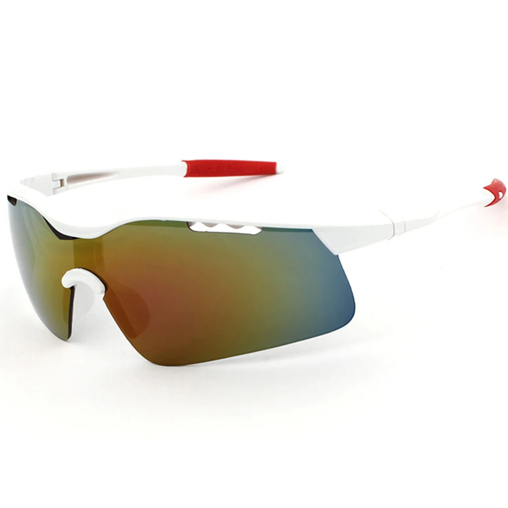 New Fashion UV400 Sports Glasses PC Outdoor Driving Sunglasses Stylish Cycling Sun Glasses Sport Eyewear