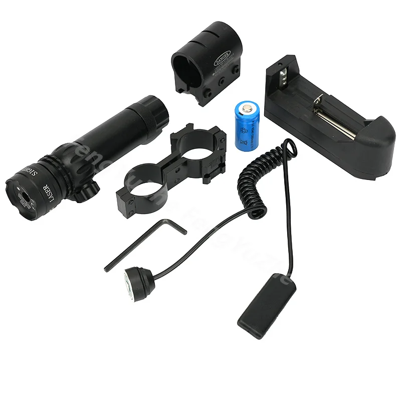 Archery Green Laser Scope Aluminium Alloy Laser Pointer Tactics Bow Laser Light Outdoor Hunting Scope High Precision Accessories