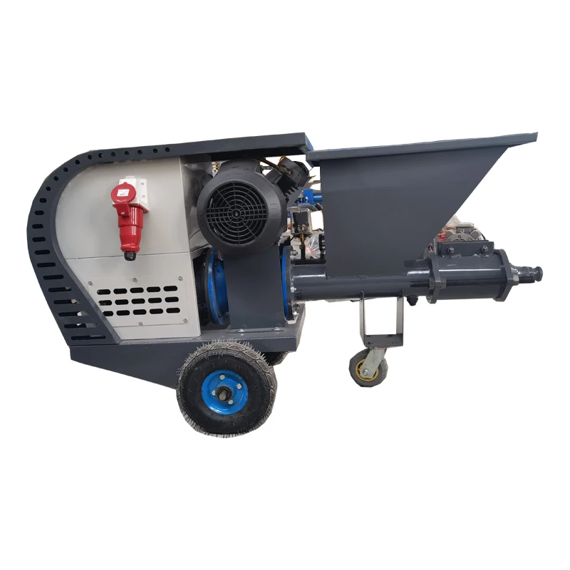 Electric small wall spraying equipment for cement mortar spraying machine