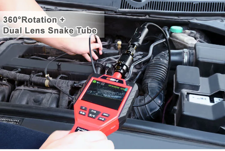 Detachable Snake Scope Cam for Wall Sewer Automotive Engine Inspect