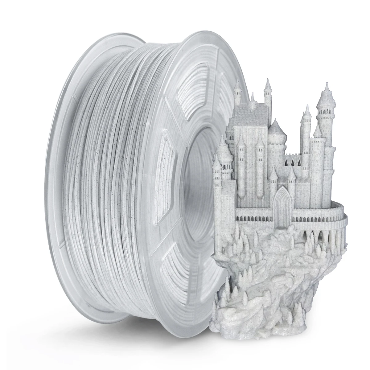 SUNLU Marble PLA 3d Filament 1.75MM 1KG Rock Texture Marble Color