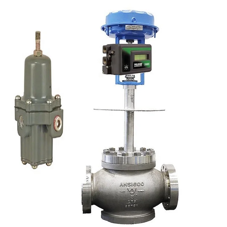 Valve Positioner Fisher DVC2000 Positioner With ASCO 212 Burkert Copper Solenoid Valve Kit And As Flow Control Valve Parts