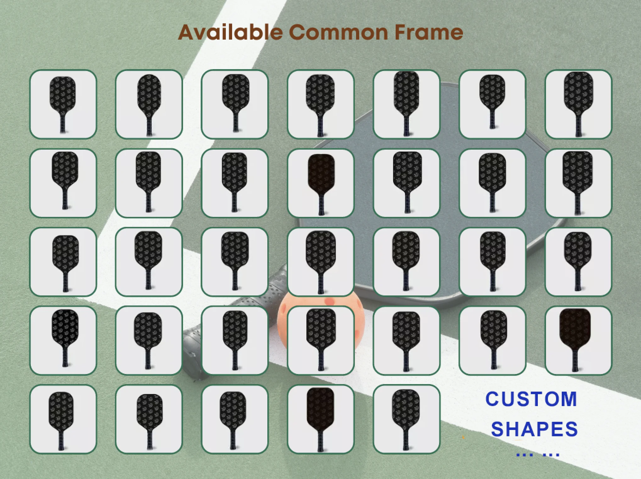 2023 newest wholesale custom professional 10mm 14mm 19mm 16mm raw carbon fiber pickleball paddle