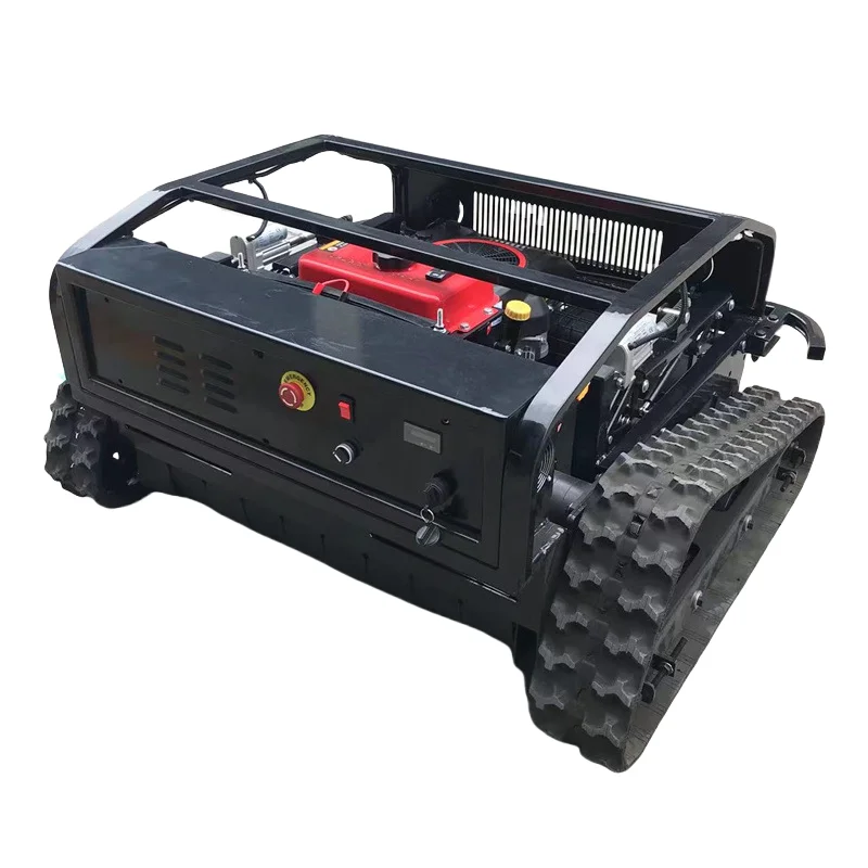 4 Wheel Mini Electric Lawn Mower with Remote Control Industrial & DIY Grade Cordless 24v Battery Power Source for Farm Use