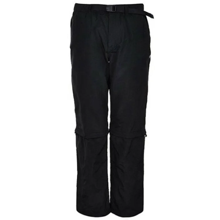 
New Arrival Adult black pants Multiple pockets detachable trousers ladies Elastic waistband 