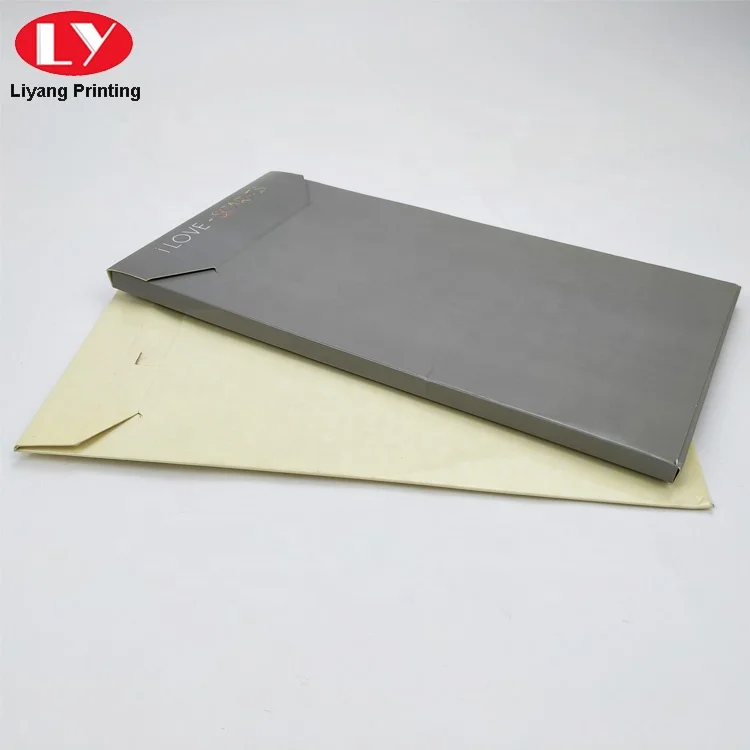 Paper Envelope Scarves Packing Custom Logo Retail Scarf Packaging Envelopes with Clear Window