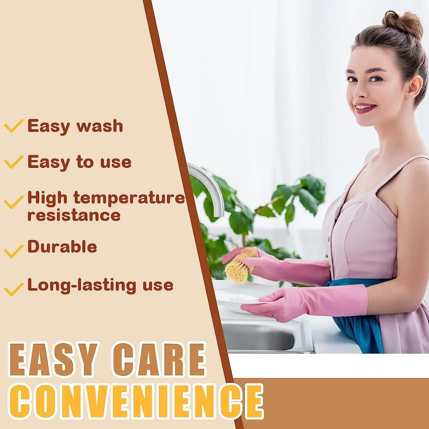 Custom wooden dishwashing brush Kitchen household brush Multi-functional cleaning dish brush