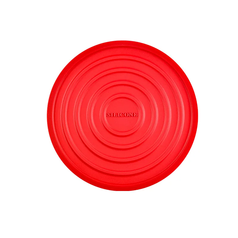 High temperature resistant silicone insulation pad with storage seat household coaster bowl plate non-slip silicone table mat