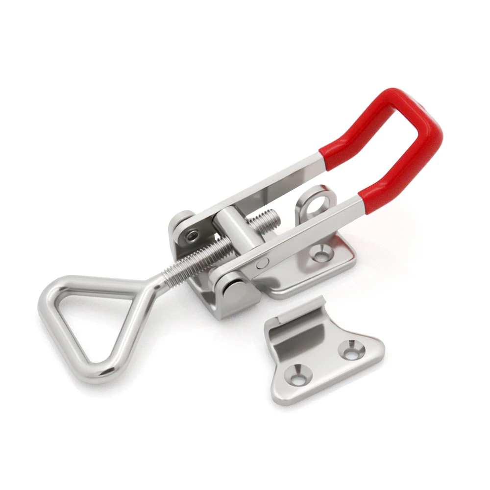Adjustable Series Concealed Draw Toggle Catch Clips Latch with Lock Stainless Steel Quick Release