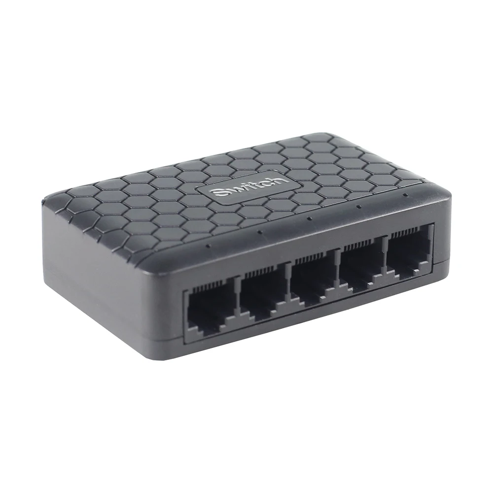 Ethernet коммутатор мини 5-портовый 10/100 м неуправляемый сетевой пластиковый корпус GWS-H1005ES