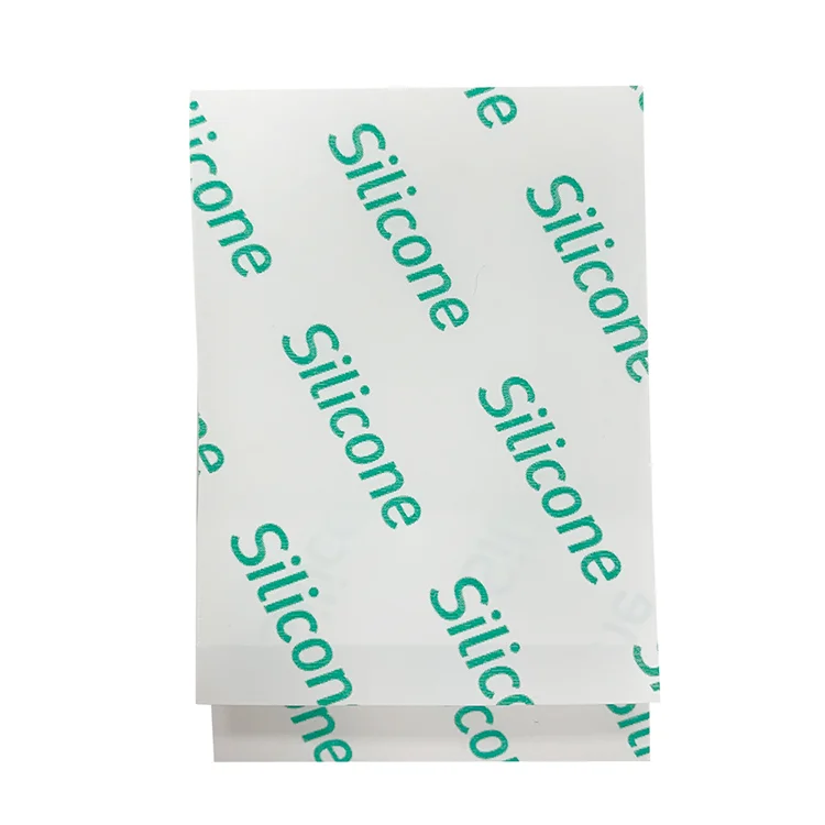 factory customized medical porous silicone gel anti-adhesive foam wound care dressing with border
