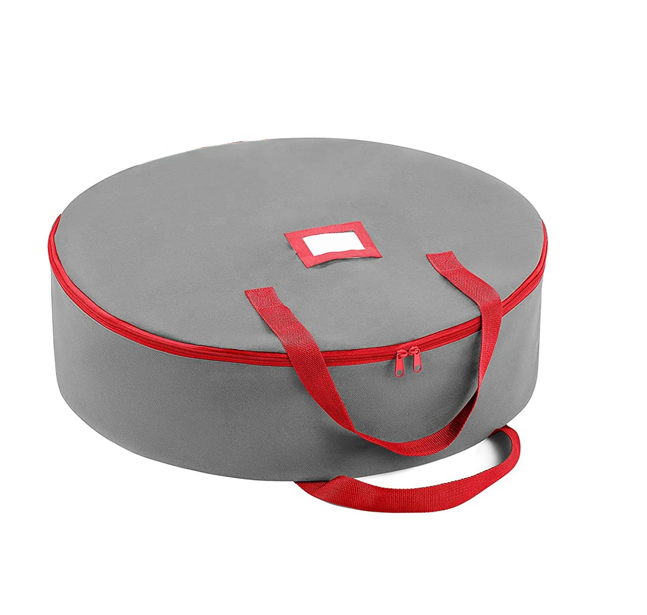 Круглая Водонепроницаемая Рождественская сумка из ткани Оксфорд, праздничный мешок для хранения Искусственных Рождественских венков, 30 дюймов, 600D