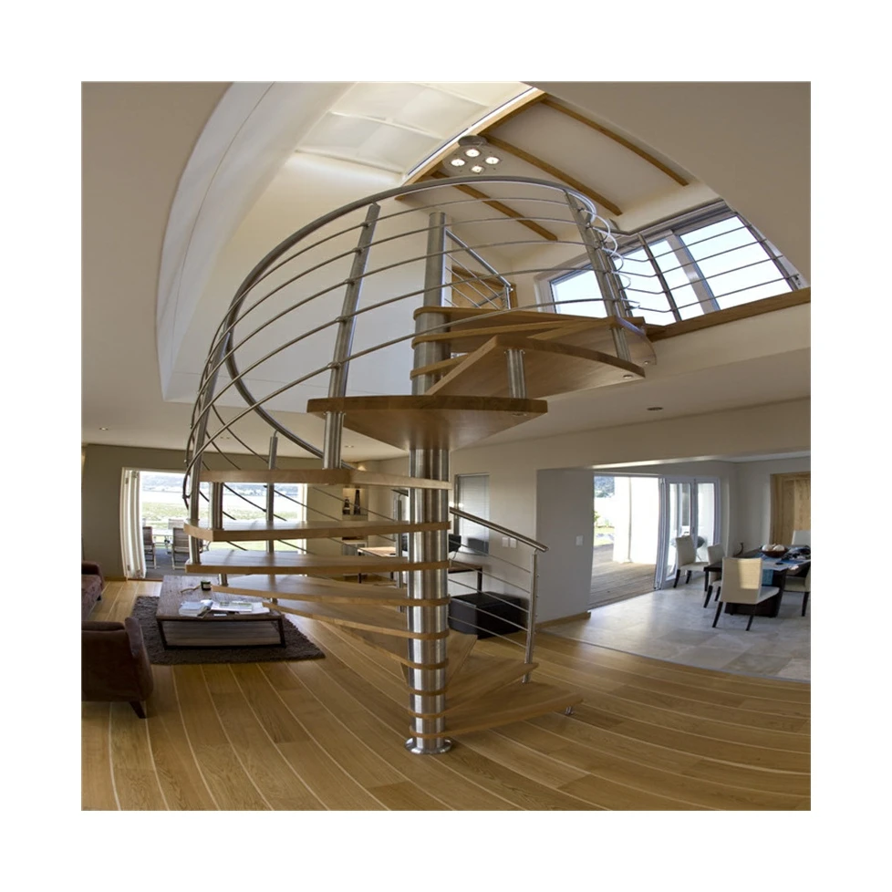 Made In China Stair Case Tiles Steps Fashion Interior Wood Stairs Best Price Wrought Iron Spiral Stair