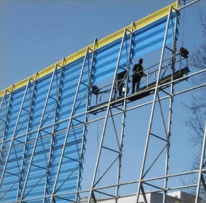 Manufacturer Color steel tile structure, wind fence, wind break barrier perforated sheet