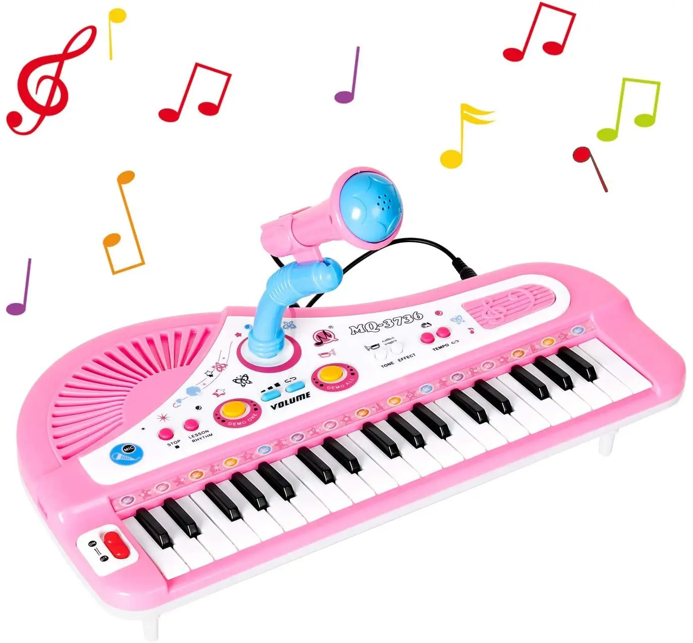 
Piano Educational Toys Multifunctional 37 Keyboard Electronic Organ Musical Instrument with Microphone Kid piano 