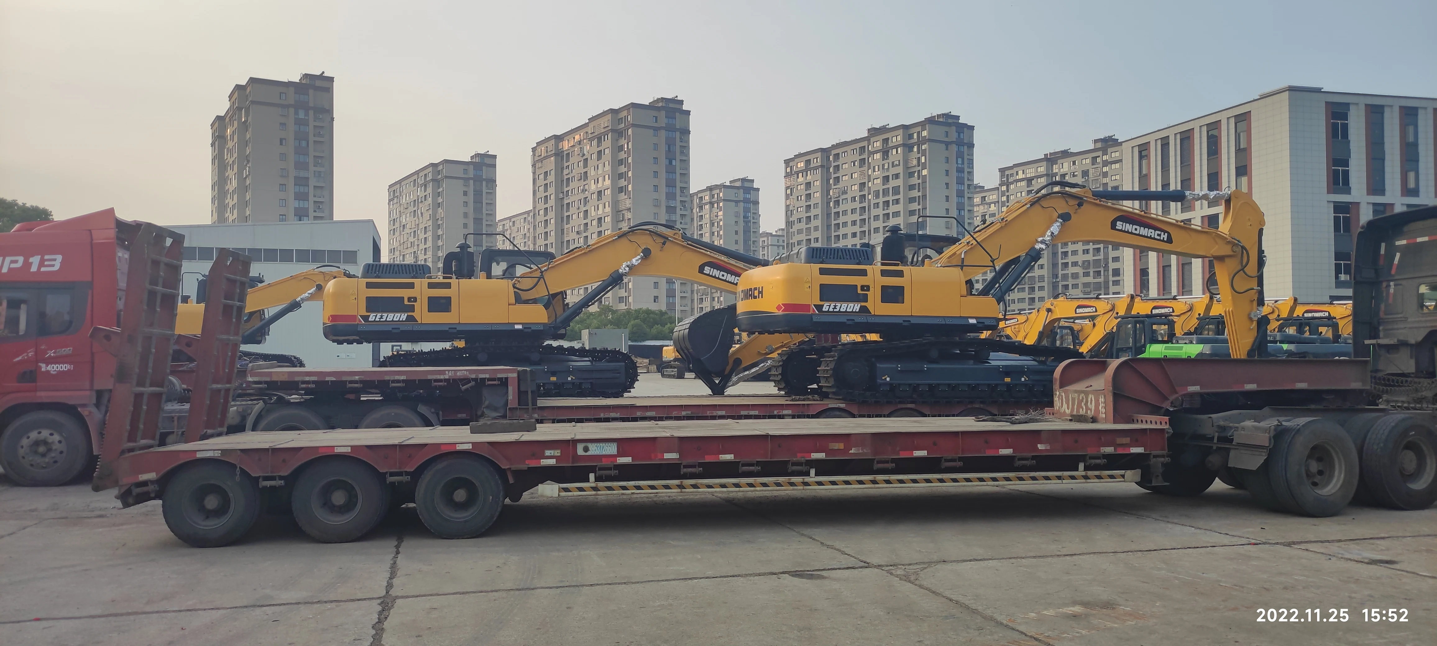 Большой экскаватор горный SINOMACH GE380H 36Ton 38Ton 40Ton гусеничный