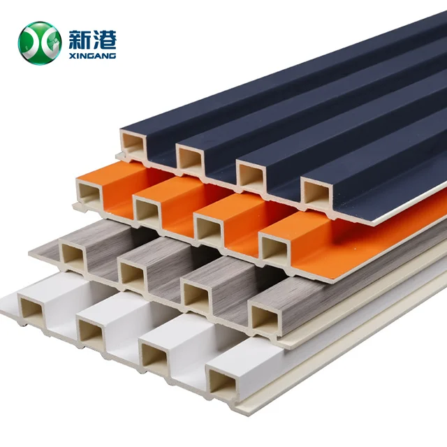 Indoor Wooden Grain PVC Wpc Interior Wall Panels Designs for Decoration