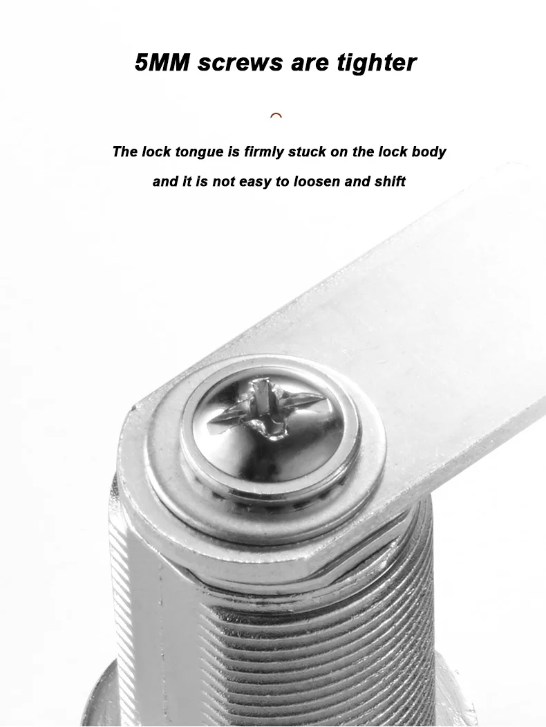 Factory Price Zinc Alloy Drawer Lock Cabinet Cam Lock