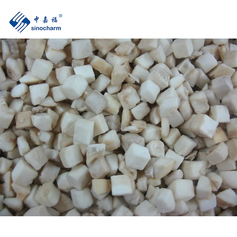 Замороженный гриб шампиньон с кубиками